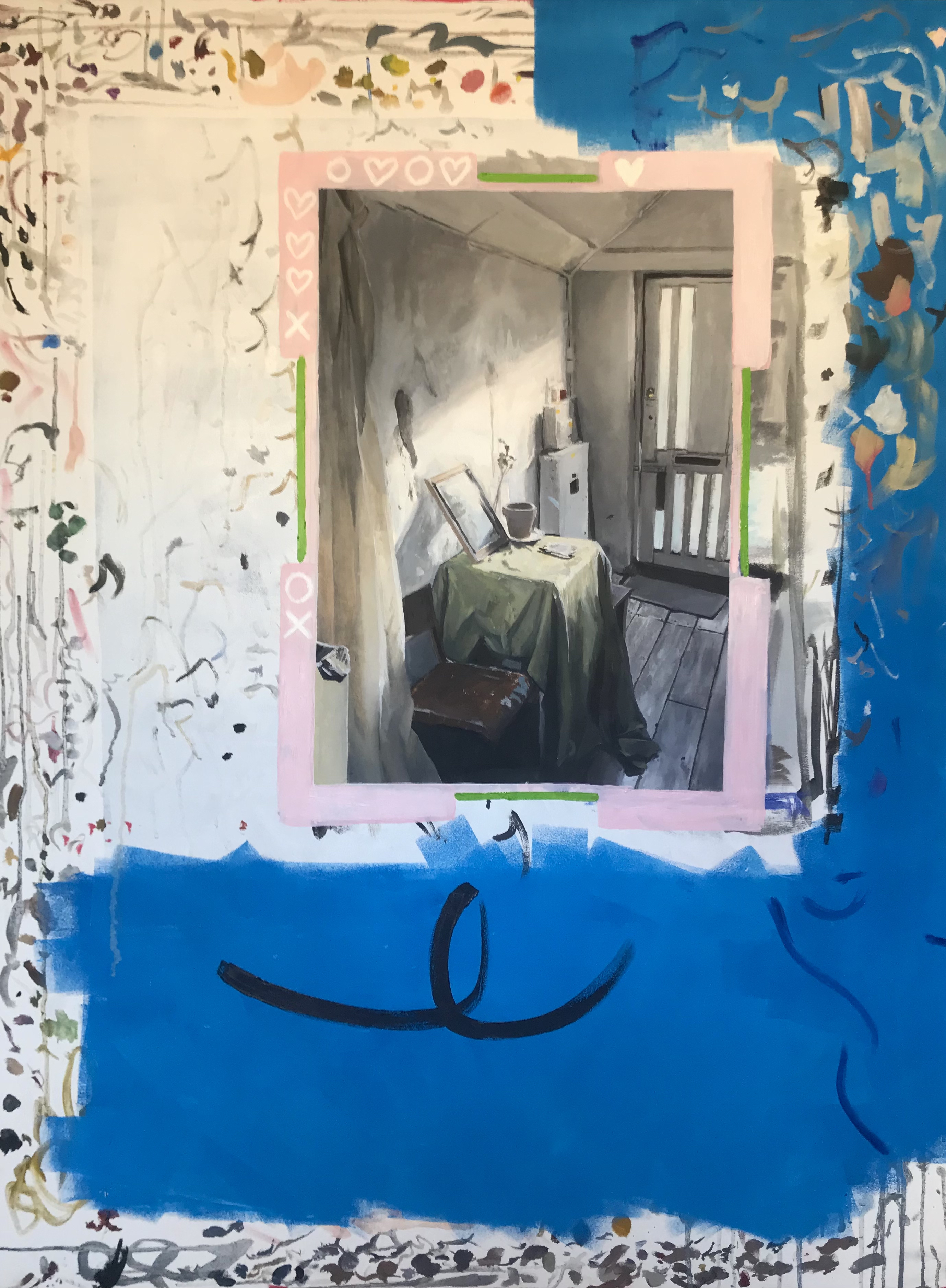 A Henry Monk studio painting from the living archive.